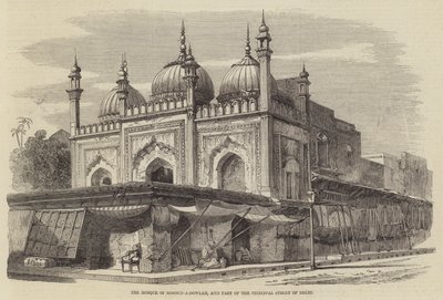 La Moschea di Roshun-a-Dowlah e Parte della Strada Principale di Delhi da Richard Principal Leitch